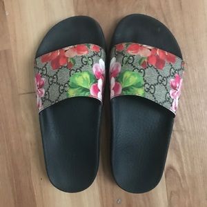 Floral Gucci Slides